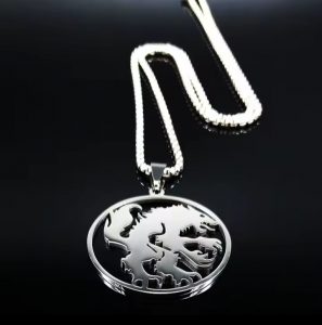 Colgante acero inoxidable wolf - Imagen 2