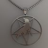 colgante acero inox lobo
